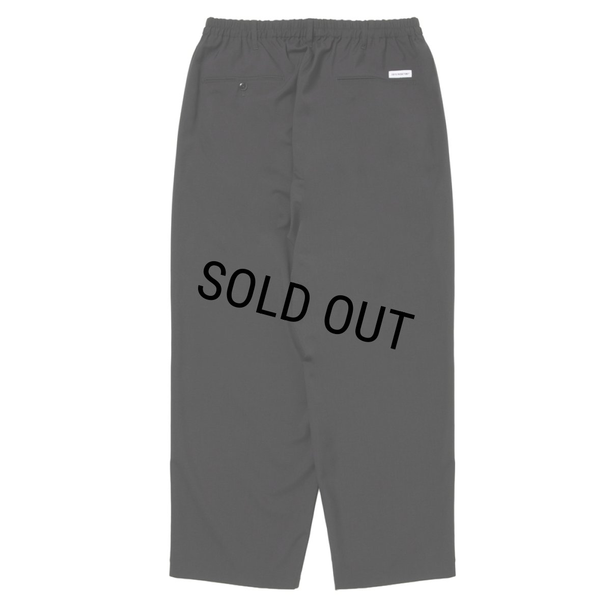 画像2: COOTIE PRODUCTIONS/T/W 2 Tuck Easy Pants（Black）［T/Wツータックイージーパンツ-26春夏］ (2)