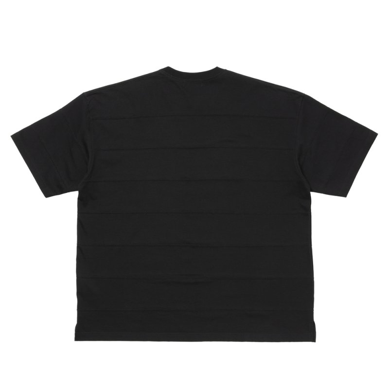 画像2: COOTIE PRODUCTIONS/Plaited Jersey Paneling Border S/S Tee（Black）［パネリングボーダーT-26春夏］