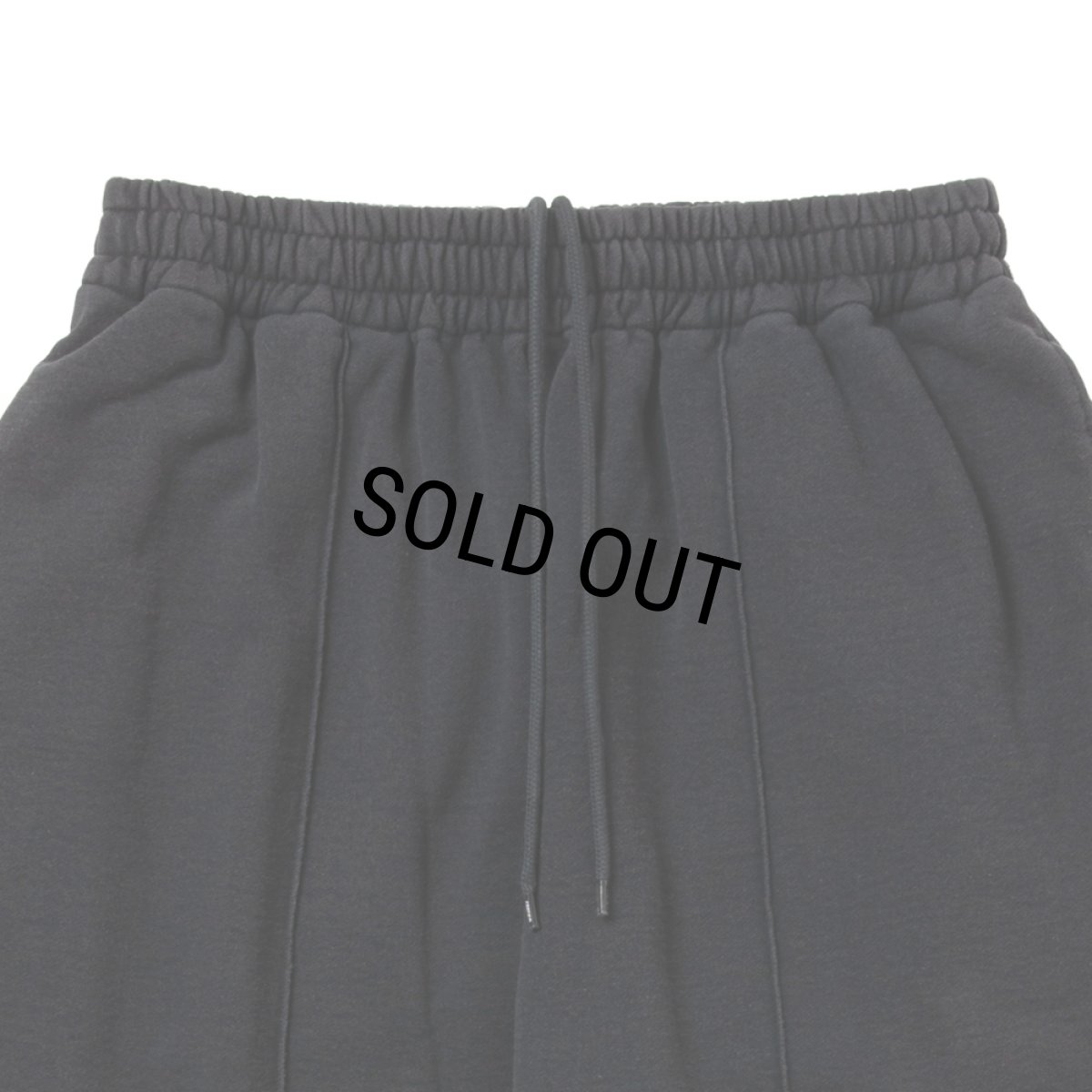 画像3: COOTIE PRODUCTIONS/AD Processing Pin Tuck Wide Sweat Easy Pants（Black）［ピンタックワイドスウェットイージーパンツ-26春夏］ (3)