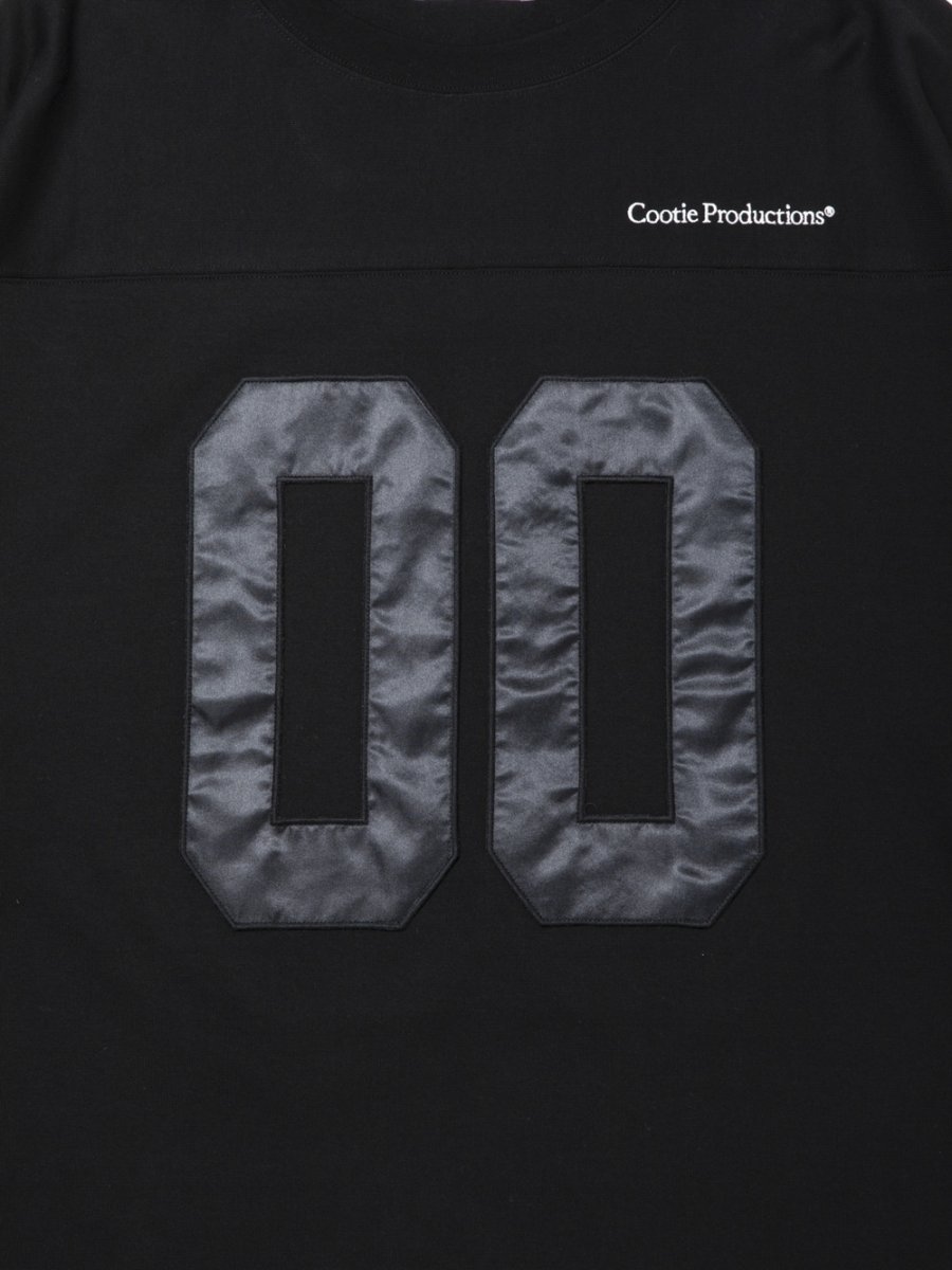 画像3: COOTIE PRODUCTIONS/Plaited Jersey Football S/S Tee（Black）［フットボールT-26春夏］ (3)
