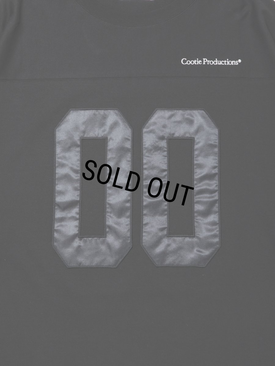 画像3: COOTIE PRODUCTIONS/Plaited Jersey Football S/S Tee（Black）［フットボールT-26春夏］ (3)