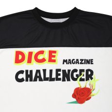 画像4: CHALLENGER/L/S DRY DICE TEE（WHITE/BLACK）［ドライダイス長袖T-26春夏］ (4)