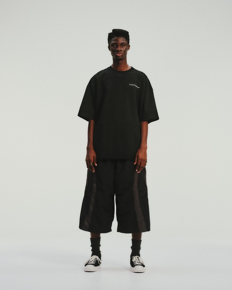 画像8: COOTIE PRODUCTIONS/Plaited Jersey Paneling Border S/S Tee（Black）［パネリングボーダーT-26春夏］ (8)