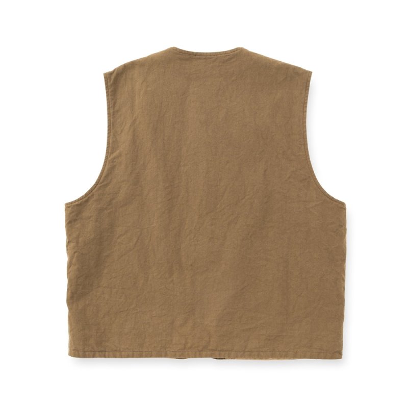 画像2: CALEE/ZIP VEST（OLIVE）［ジップベスト-26春夏］