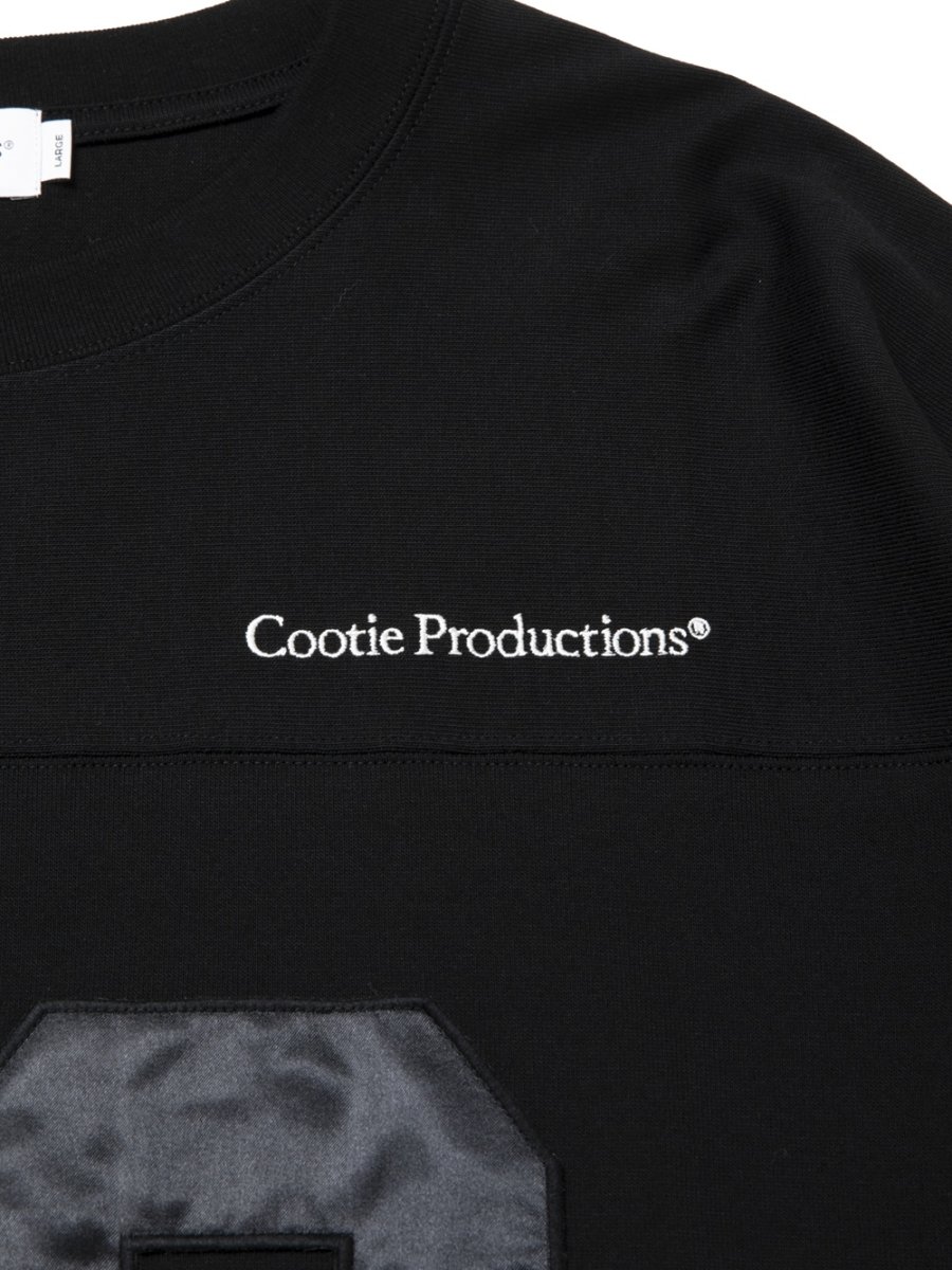 画像4: COOTIE PRODUCTIONS/Plaited Jersey Football S/S Tee（Black）［フットボールT-26春夏］ (4)