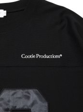 画像4: COOTIE PRODUCTIONS/Plaited Jersey Football S/S Tee（Black）［フットボールT-26春夏］ (4)