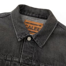 画像3: CALEE/1st TYPE DENIM JACKET（USED BLACK）［ファーストタイプデニムJKT-26春夏］ (3)