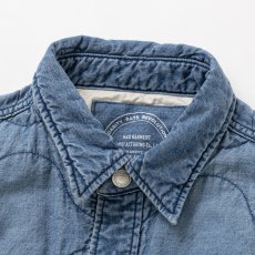 画像3: RATS/DENIM QUILTING SHIRT JKT（INDIGO）［デニムキルティングシャツJKT-26春夏］ (3)