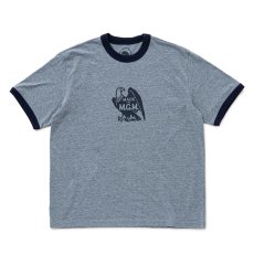 画像1: RATS/TRIM TEE（HEATHER NAVY）［トリムT-26春夏］ (1)