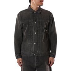 画像10: CALEE/1st TYPE DENIM JACKET（USED BLACK）［ファーストタイプデニムJKT-26春夏］ (10)
