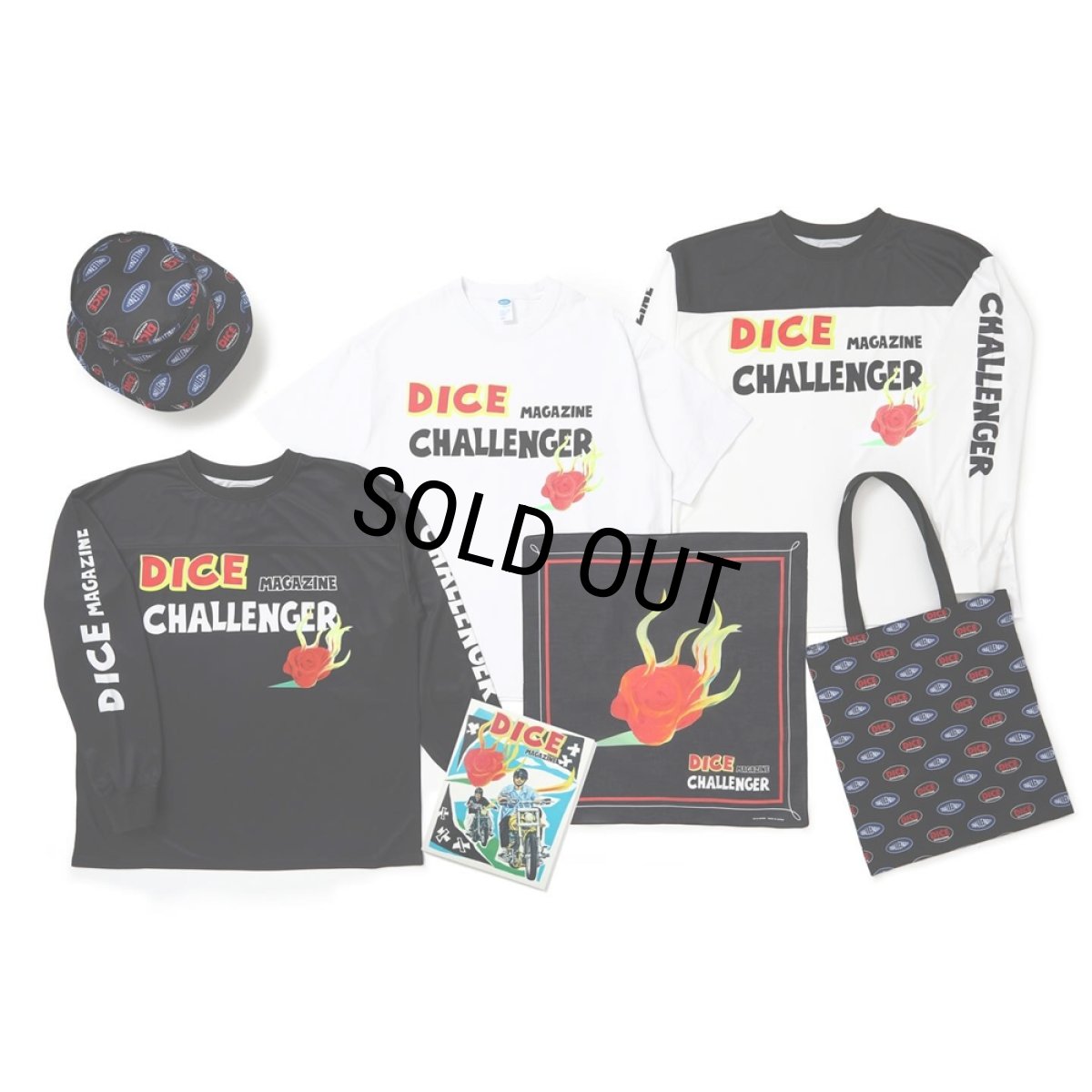 画像2: CHALLENGER/L/S DRY DICE TEE（BLACK）［ドライダイス長袖T-26春夏］ (2)
