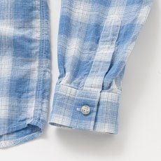 画像6: RATS/BOARD CHECK SHIRT（SAX BLUE CHECK）［ボードチェックシャツ-26春夏］ (6)
