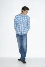 画像8: RATS/BOARD CHECK SHIRT（SAX BLUE CHECK）［ボードチェックシャツ-26春夏］ (8)