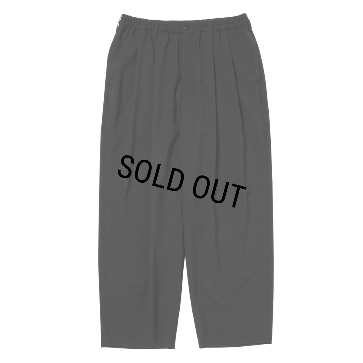 画像1: COOTIE PRODUCTIONS/T/W 2 Tuck Easy Pants（Black）［T/Wツータックイージーパンツ-26春夏］ (1)