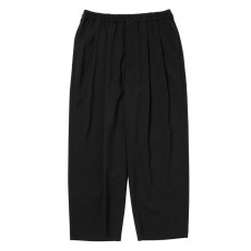 画像1: COOTIE PRODUCTIONS/T/W 2 Tuck Easy Pants（Black）［T/Wツータックイージーパンツ-26春夏］ (1)