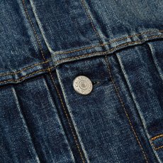 画像4: CALEE/1st TYPE DENIM JACKET（USED INDIGO BLUE）［ファーストタイプデニムJKT-26春夏］ (4)