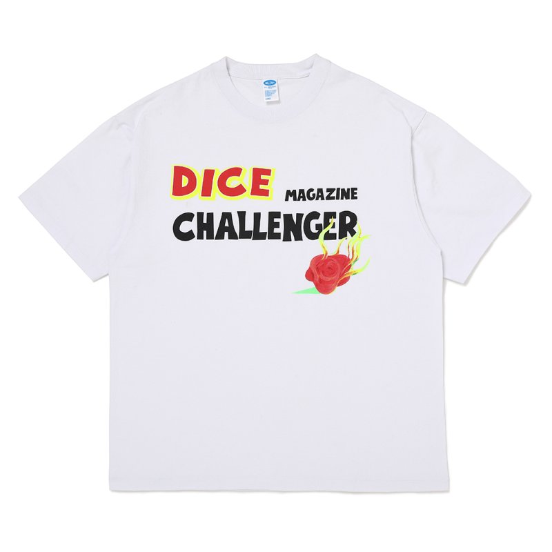 画像1: CHALLENGER/S/S DICE TEE（WHITE）［ダイスT-26春夏］