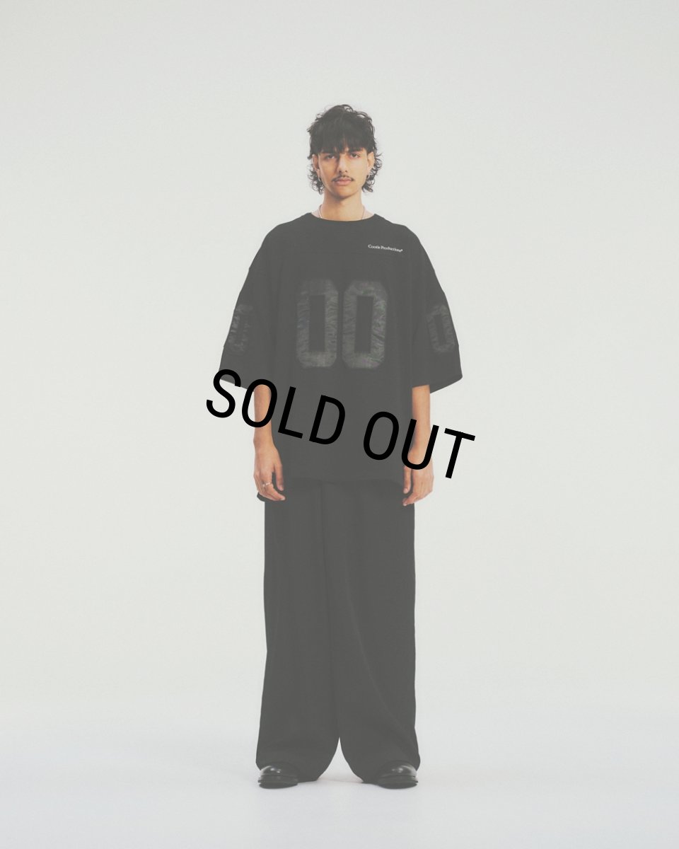 画像6: COOTIE PRODUCTIONS/Plaited Jersey Football S/S Tee（Black）［フットボールT-26春夏］ (6)