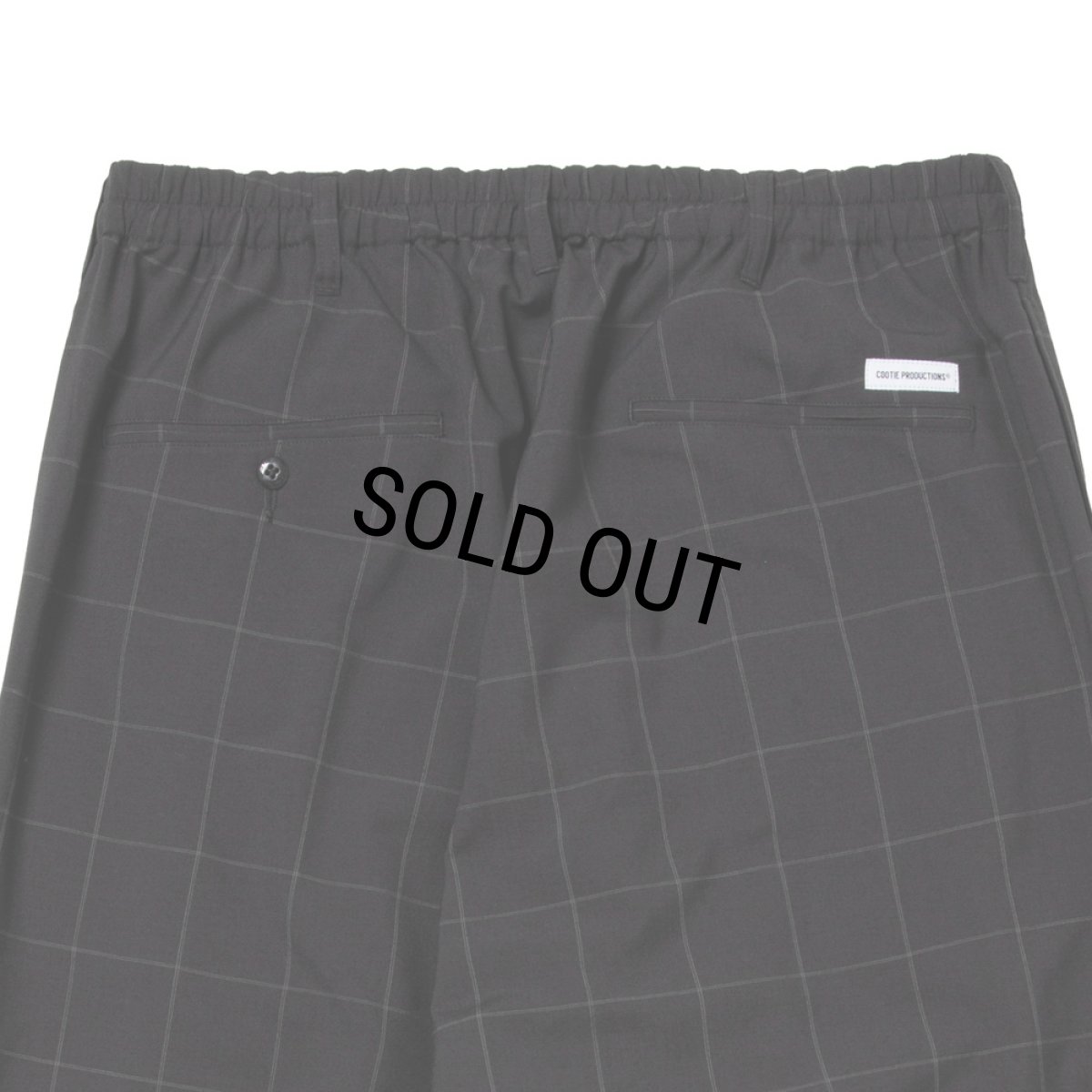 画像4: COOTIE PRODUCTIONS/T/W 2 Tuck Easy Pants（Check）［T/Wツータックイージーパンツ-26春夏］ (4)