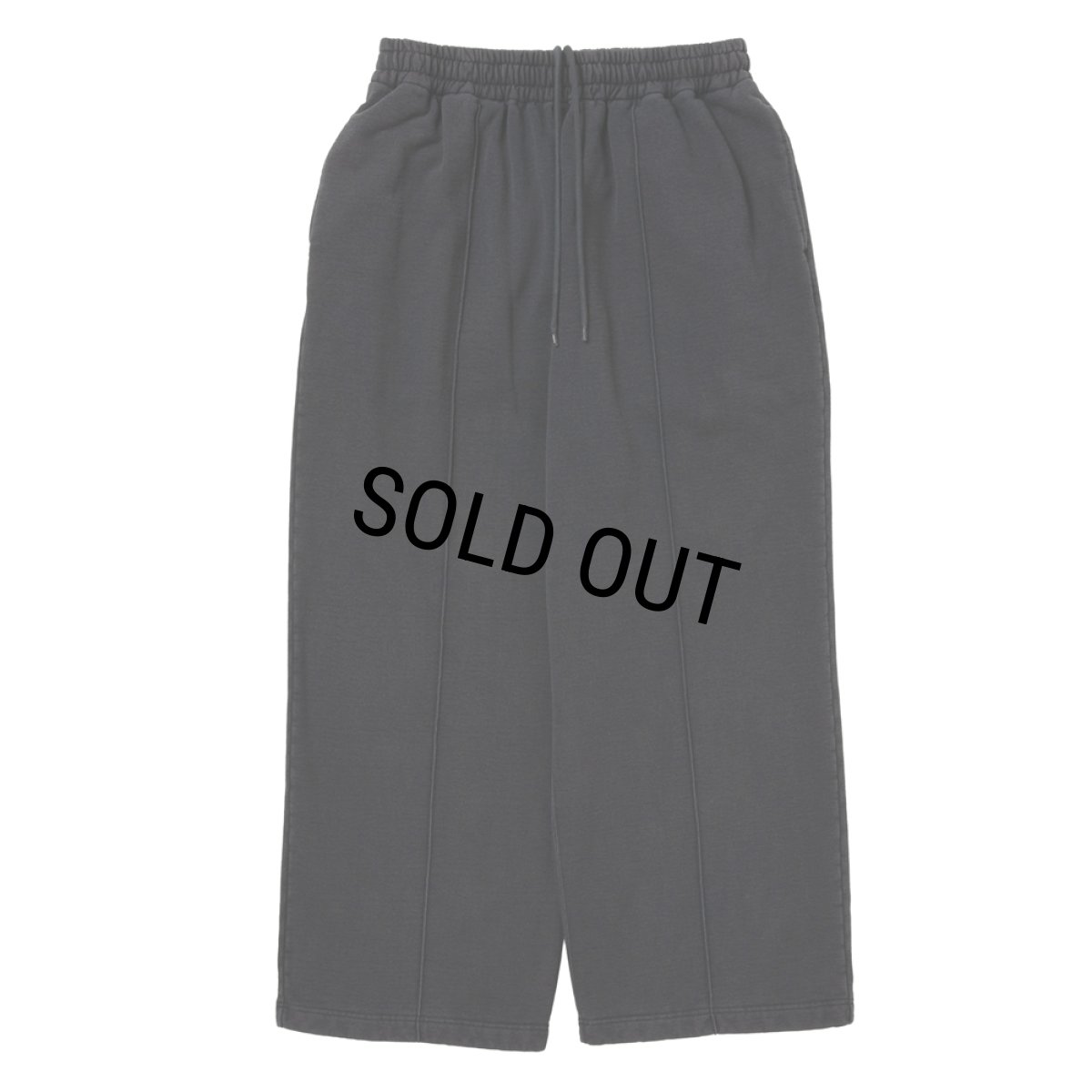 画像1: COOTIE PRODUCTIONS/AD Processing Pin Tuck Wide Sweat Easy Pants（Black）［ピンタックワイドスウェットイージーパンツ-26春夏］ (1)