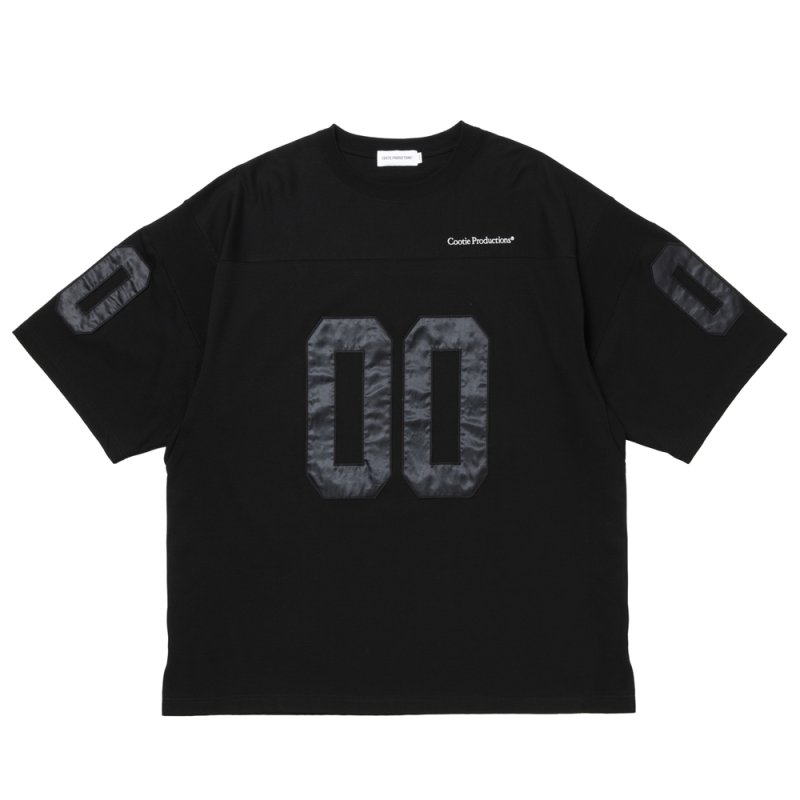 画像1: COOTIE PRODUCTIONS/Plaited Jersey Football S/S Tee（Black）［フットボールT-26春夏］