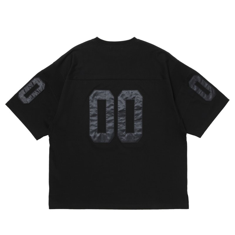 画像2: COOTIE PRODUCTIONS/Plaited Jersey Football S/S Tee（Black）［フットボールT-26春夏］