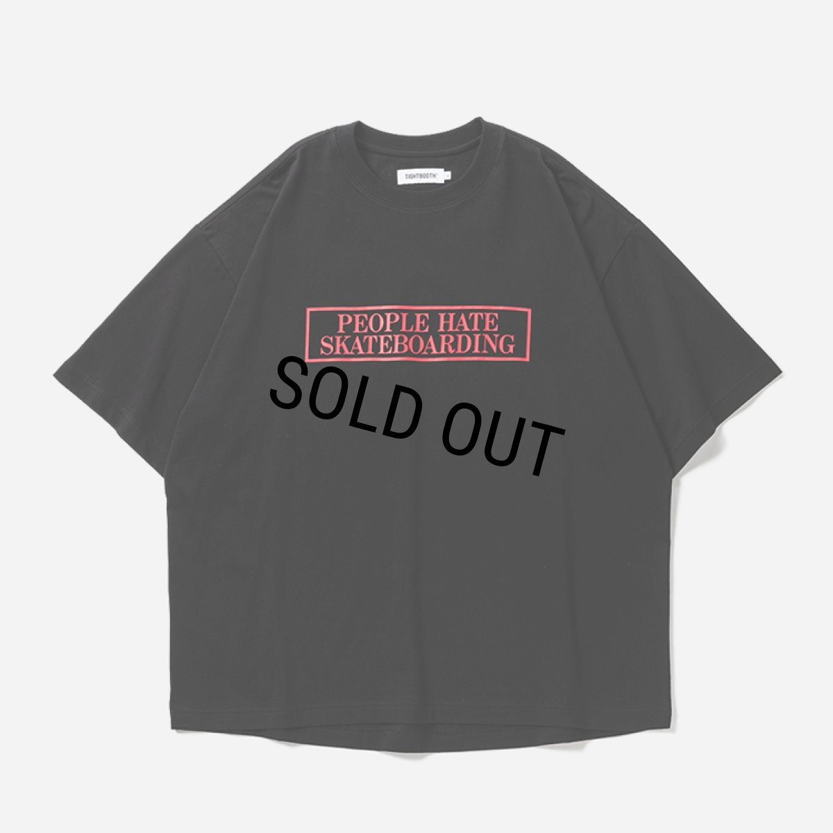 画像1: TIGHTBOOTH/PEOPLE HATE SKATE S/S T-SHIRT（Black）［ピープルヘイトスケートT-26春夏］ (1)