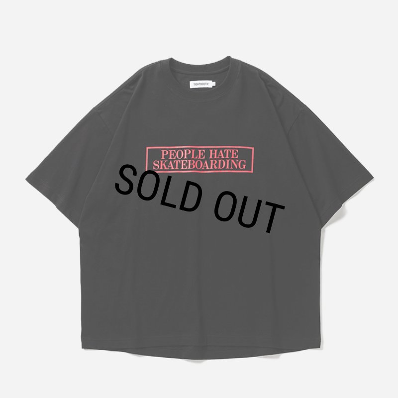 TIGHTBOOTH/PEOPLE HATE SKATE S/S T-SHIRT（Black）［ピープルヘイト
