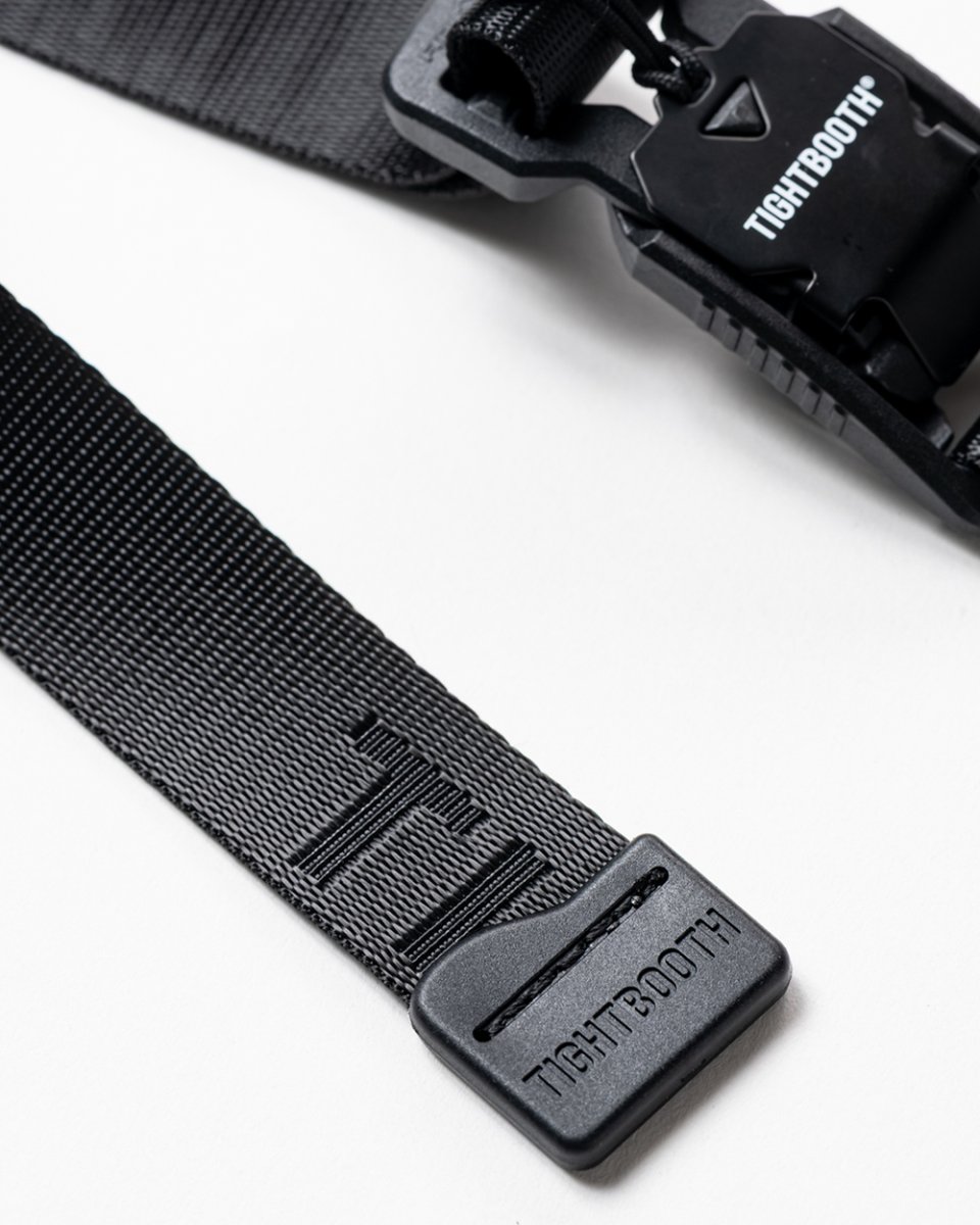 画像6: TIGHTBOOTH/JACQUARD LOGO BELT（Black）［ジャガードロゴベルト-26春夏］ (6)