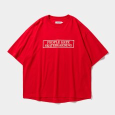 画像1: TIGHTBOOTH/PEOPLE HATE SKATE S/S T-SHIRT（Red）［ピープルヘイトスケートT-26春夏］ (1)