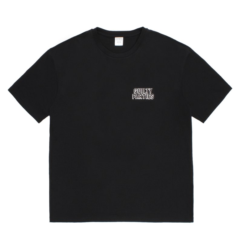 画像1: WACKO MARIA/WASHED HEAVY WEIGHT T-SHIRT（BLACK）［プリントT-26春夏］