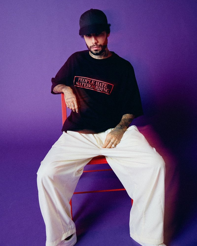 画像2: TIGHTBOOTH/PEOPLE HATE SKATE S/S T-SHIRT（Black）［ピープルヘイトスケートT-26春夏］