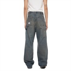 画像4: DAIRIKU/80Year Damage Painter Denim Pants（Indigo）［ダメージペインターデニムパンツ-26春夏］ (4)