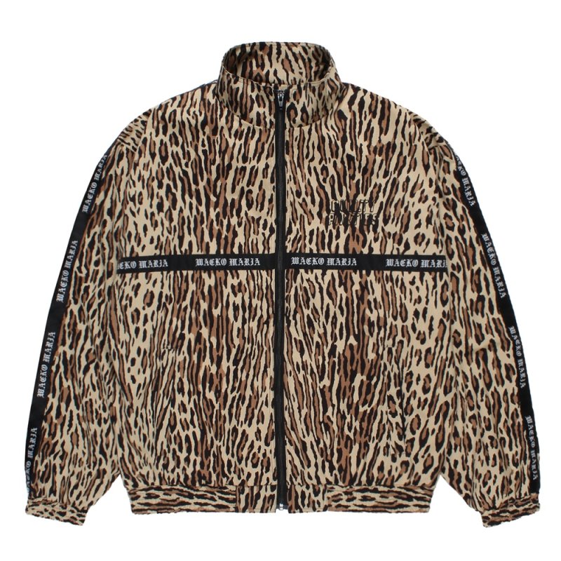 画像1: WACKO MARIA/NANGA / LEOPARD TRACK JACKET（BEIGE）［レオパードトラックJKT-26春夏］
