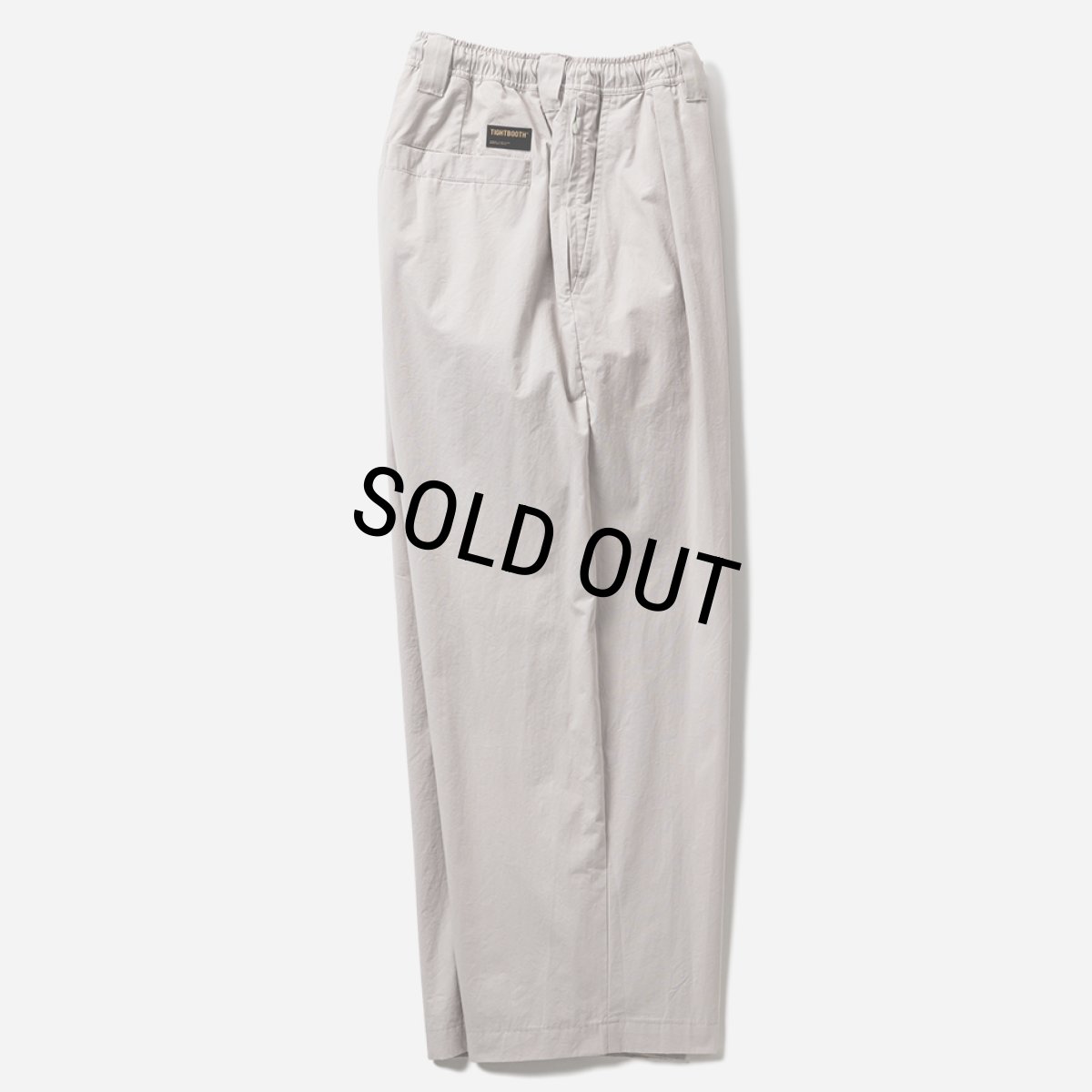 画像2: TIGHTBOOTH/BAGGY PIPE PANTS（Light Gray）［バギーパイプパンツ-26春夏］ (2)