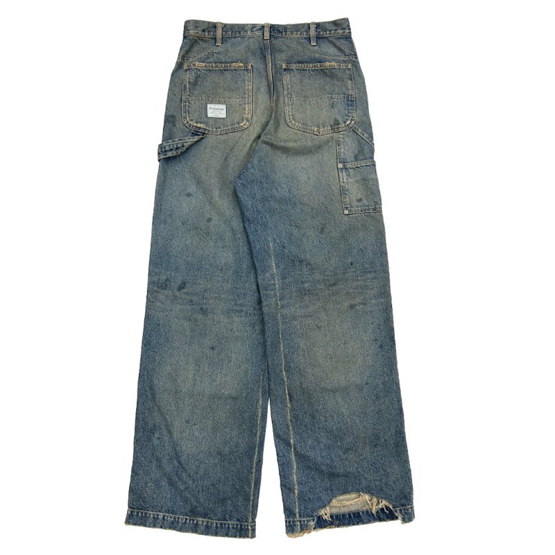 画像2: DAIRIKU/80Year Damage Painter Denim Pants（Indigo）［ダメージペインターデニムパンツ-26春夏］