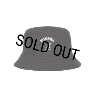 WACKO MARIA/KANGOL / WASHED BUCKET HAT（BLACK）［バケットハット-26