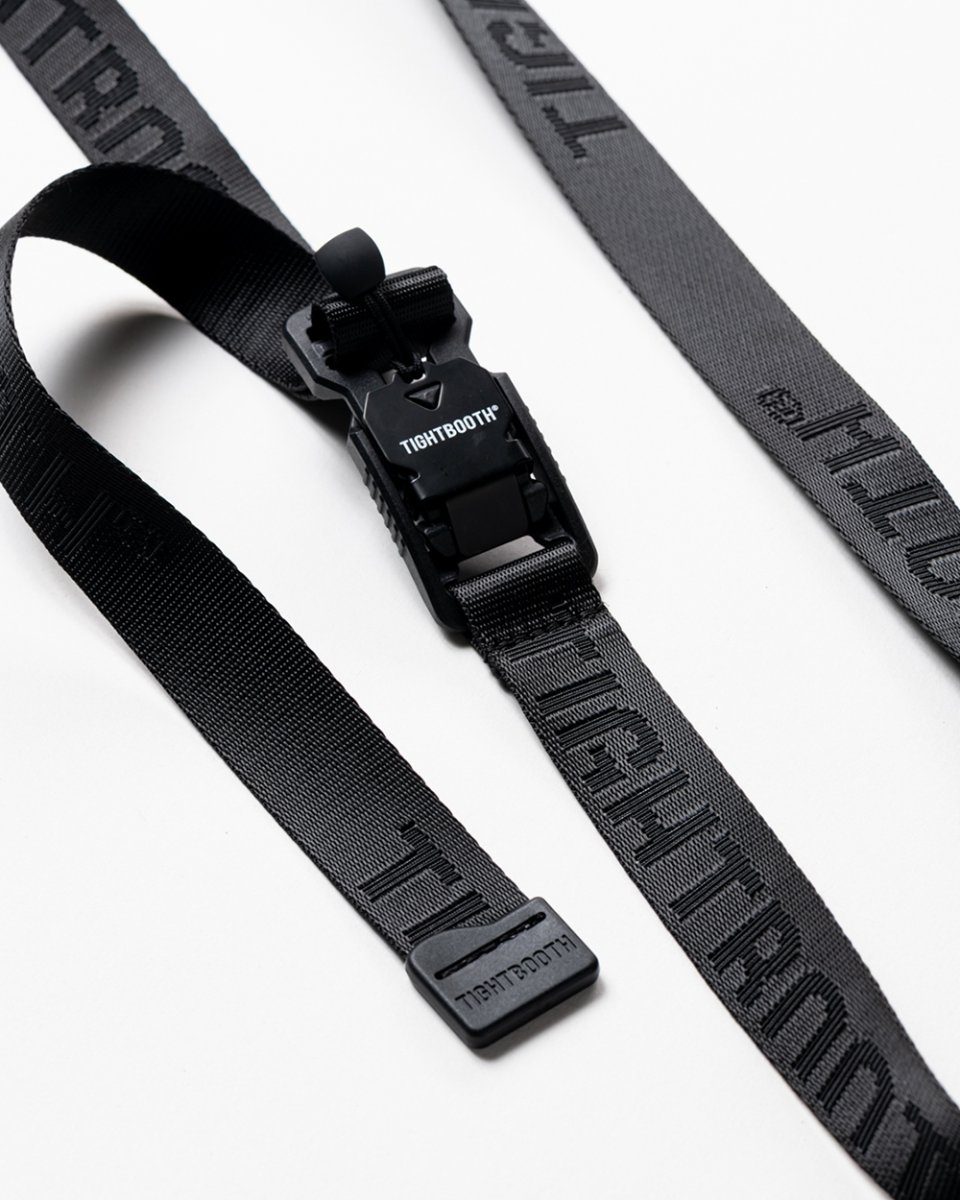 画像3: TIGHTBOOTH/JACQUARD LOGO BELT（Black）［ジャガードロゴベルト-26春夏］ (3)
