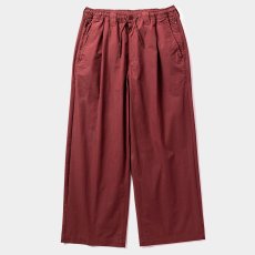 画像1: TIGHTBOOTH/BAGGY PIPE PANTS（Burgundy）［バギーパイプパンツ-26春夏］ (1)