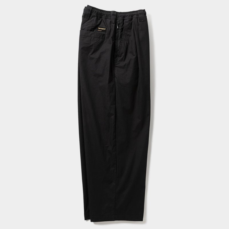 画像2: TIGHTBOOTH/BAGGY PIPE PANTS（Black）［バギーパイプパンツ-26春夏］