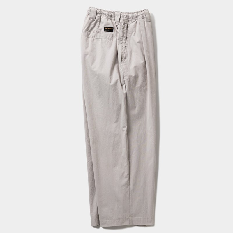 画像2: TIGHTBOOTH/BAGGY PIPE PANTS（Light Gray）［バギーパイプパンツ-26春夏］