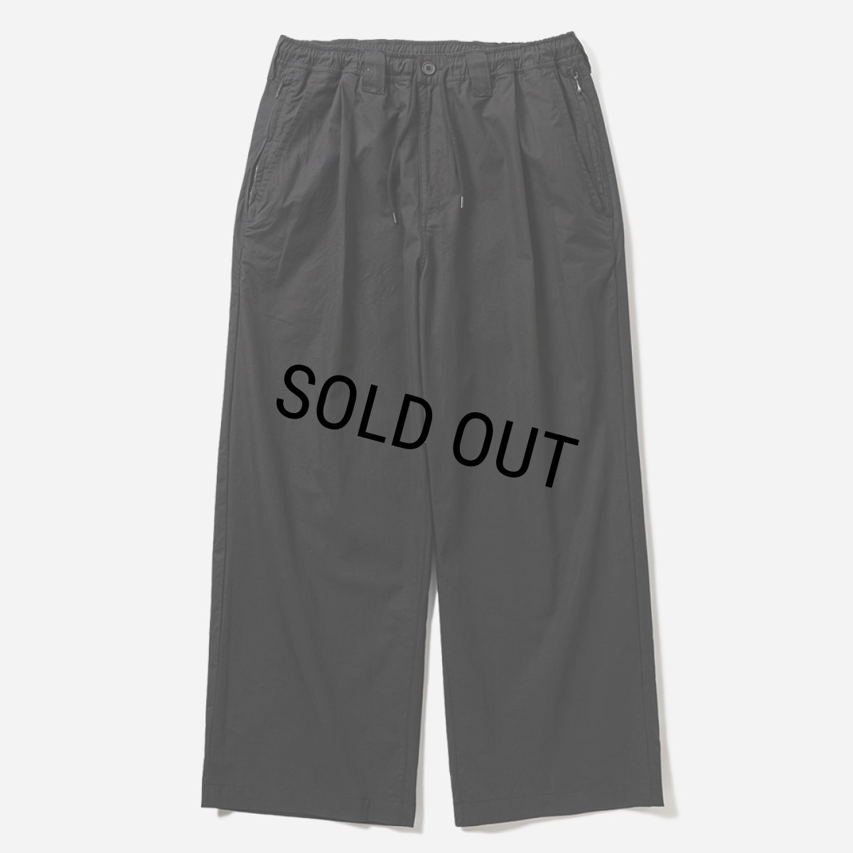 画像1: 【20%OFF】TIGHTBOOTH/BAGGY PIPE PANTS（Black）［バギーパイプパンツ-26春夏］ (1)