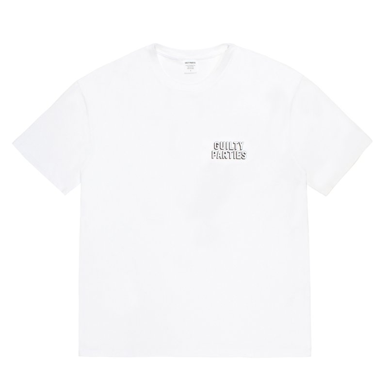 画像1: WACKO MARIA/WASHED HEAVY WEIGHT T-SHIRT（WHITE）［プリントT-26春夏］