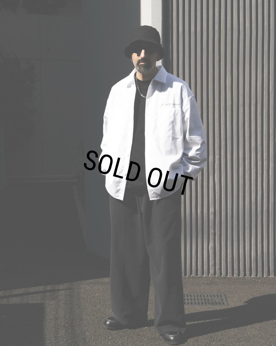 画像6: COOTIE PRODUCTIONS/AD Processing Pin Tuck Wide Sweat Easy Pants（Black）［ピンタックワイドスウェットイージーパンツ-26春夏］ (6)