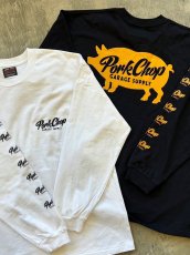 画像7: PORKCHOP/SCRIPT PORK L/S TEE（WHITE）［スクリプトポーク長袖T-26春夏］ (7)