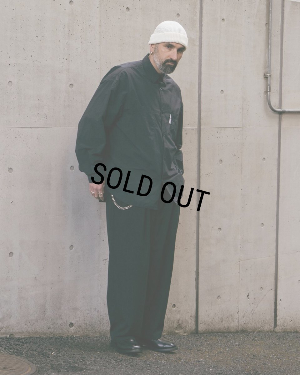 画像5: COOTIE PRODUCTIONS/T/W 2 Tuck Easy Pants（Black）［T/Wツータックイージーパンツ-26春夏］ (5)