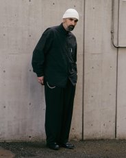 画像5: COOTIE PRODUCTIONS/T/W 2 Tuck Easy Pants（Black）［T/Wツータックイージーパンツ-26春夏］ (5)