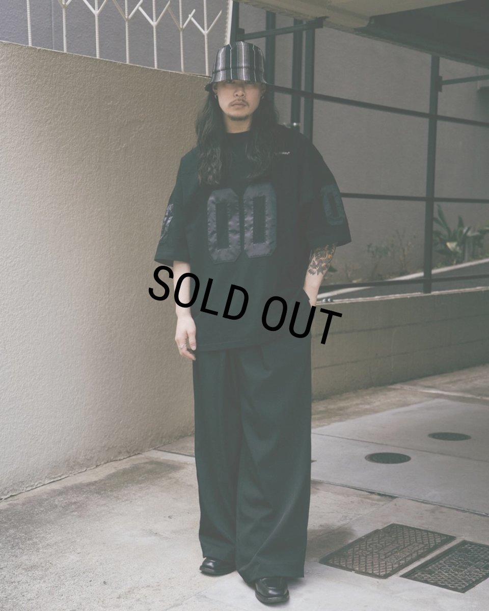 画像8: COOTIE PRODUCTIONS/Plaited Jersey Football S/S Tee（Black）［フットボールT-26春夏］ (8)