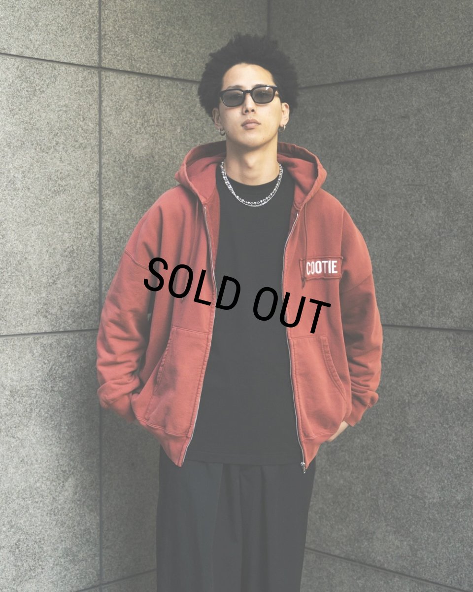 画像4: COOTIE PRODUCTIONS/AD Processing Sweat Zip Hoodie（Black）［スウェットジップフーディー-26春夏］ (4)