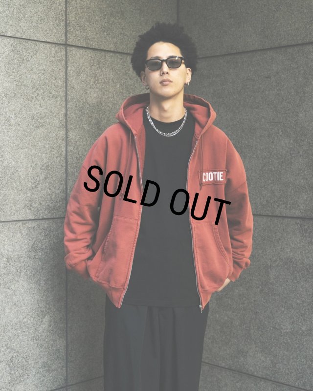 COOTIE PRODUCTIONS/AD Processing Sweat Zip Hoodie（Black